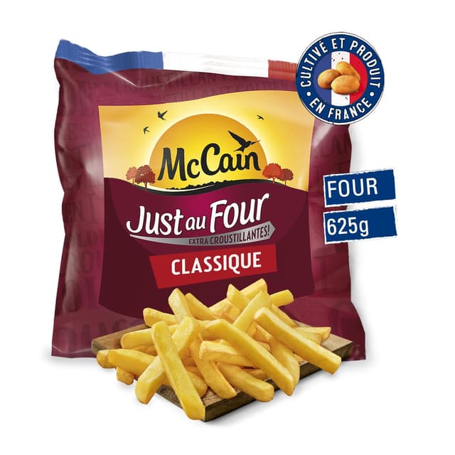 8710438109566 - McCain - Frites Just au four coupe classique 10x10mm