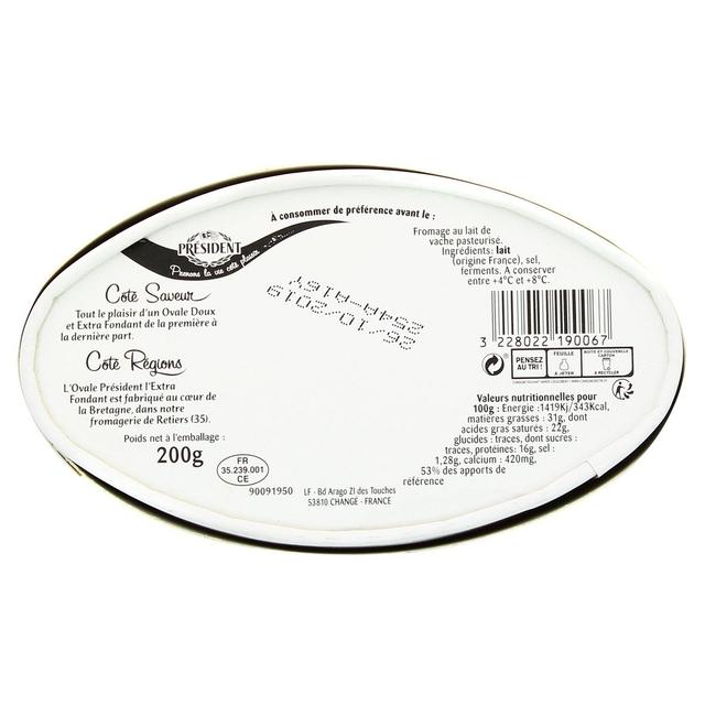 3228022190067 - Président - Ovale extra fondant