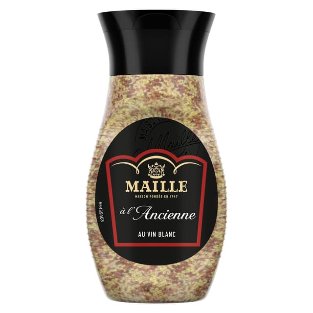 8721317770067 - Maille - Moutarde à l'Ancienne au vin blanc en flacon souple squeeze