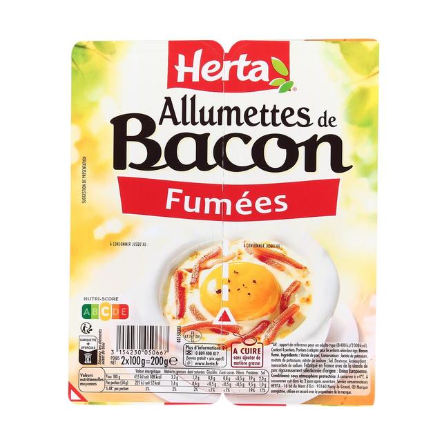 3154230050667 - Herta - Allumettes de Bacon Fumées