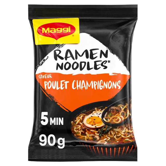 8445292121767 - Maggi - Nouilles instantanées Ramen Noodles Saveur Poulet Champignons en sachet