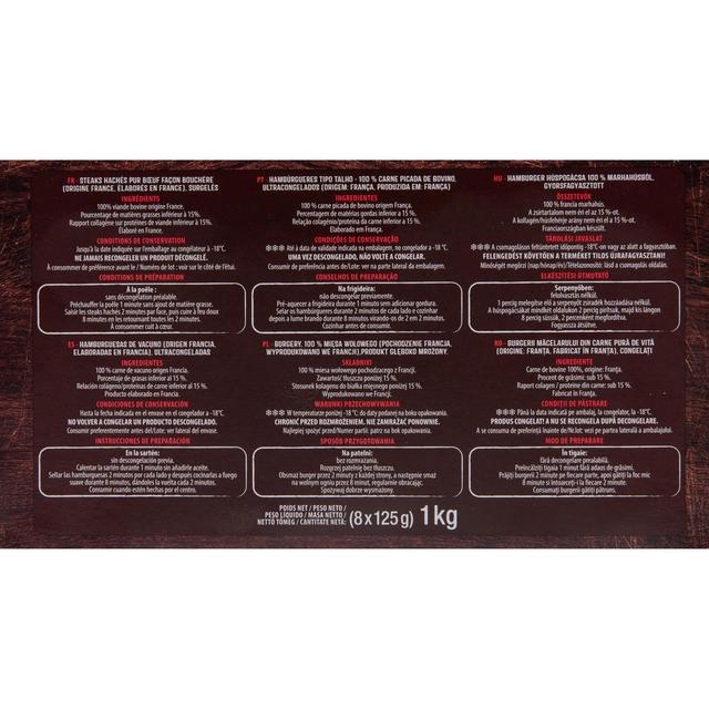 3596710532131 - Auchan - Steak haché pur boeuf façon bouchère 15%mg