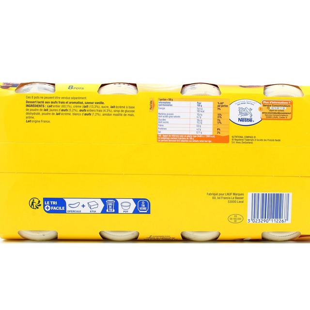 3023290112267 - La laitière - Crème Vanille