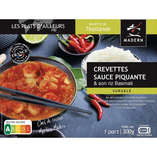 3355570004567 - Madern - Crevettes sauce piquante et son riz Basmati