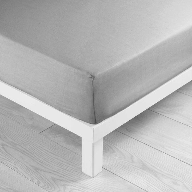 3574386426367 - Douceur D Interieur - Drap housse Gris galet