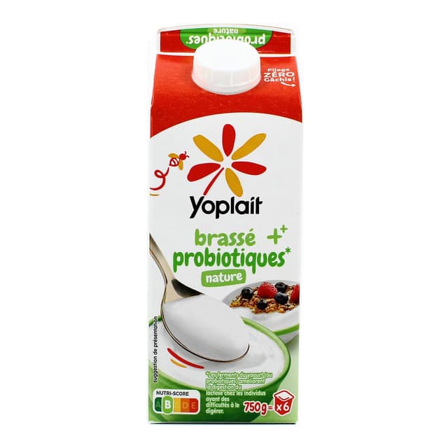 3329770087767 - Yoplait - Yaourt Probiotiques Nature en Brique