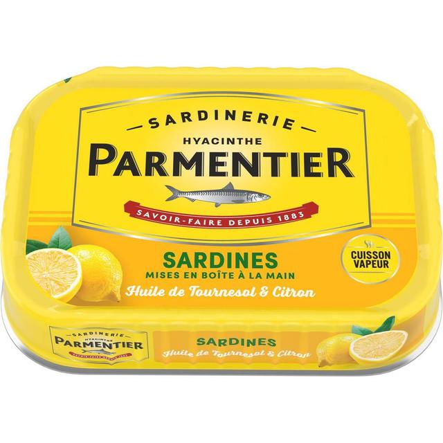 3019081238667 - Parmentier - Sardines à l'huile de tournesol et citron