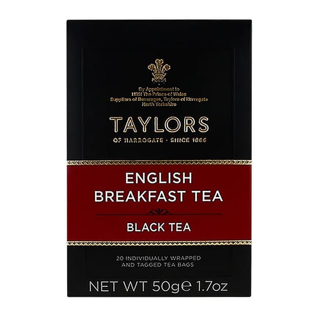 0615357118867 - Taylors of Harrogate - Thé English breakfast - 20 sachets