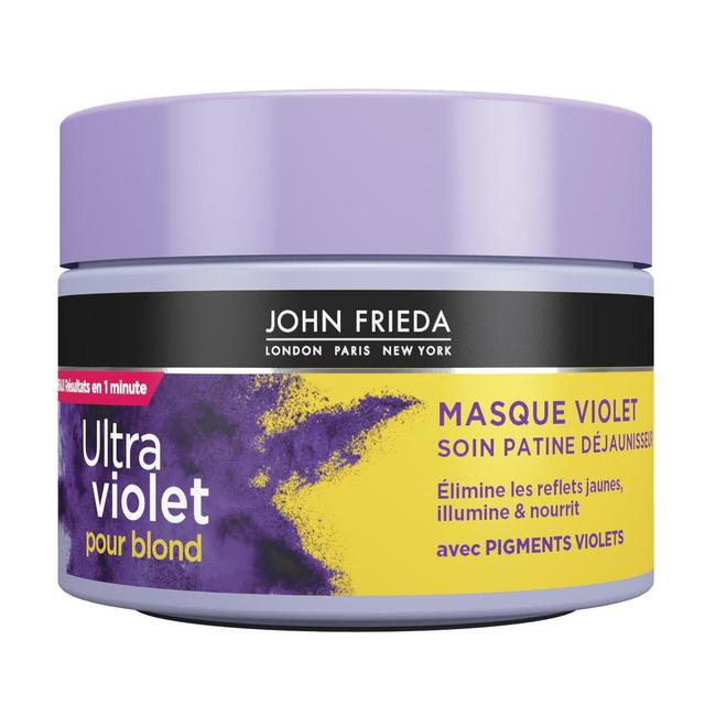 5037156279467 - John Frieda - Masque Cheveux Violet pour Cheveux Blonds Ultra Violet