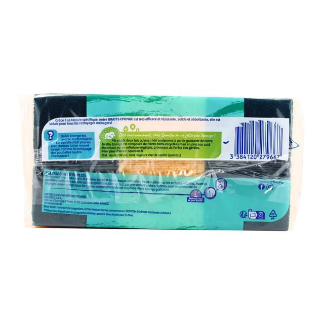 3384120279667 - Spontex - Éponges gratte fibre recyclés