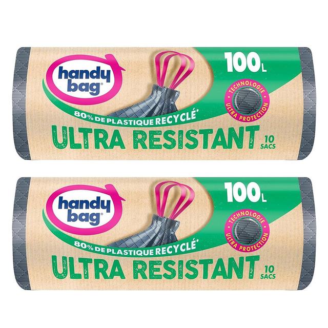 2050000390968 - Handy Bag - Sacs poubelle 100L avec poignées coulissantes