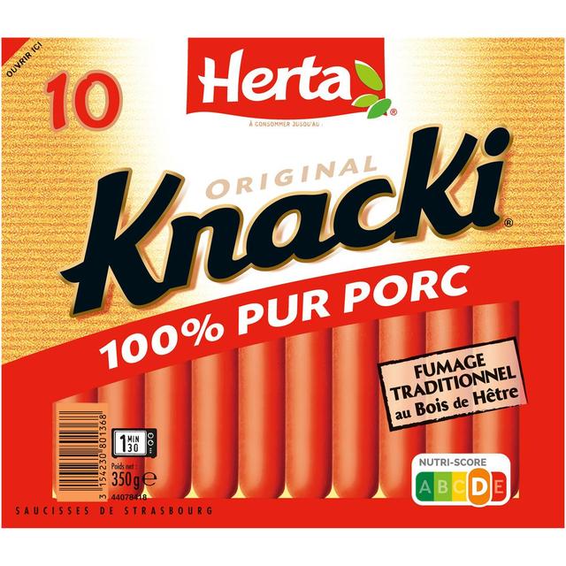 3154230801368 - Herta - Knacki Original 100 % Pur Porc