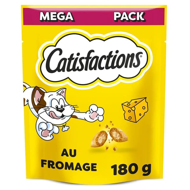 4008429081668 - Catisfactions - Friandises pour chat au fromage Mega Pack