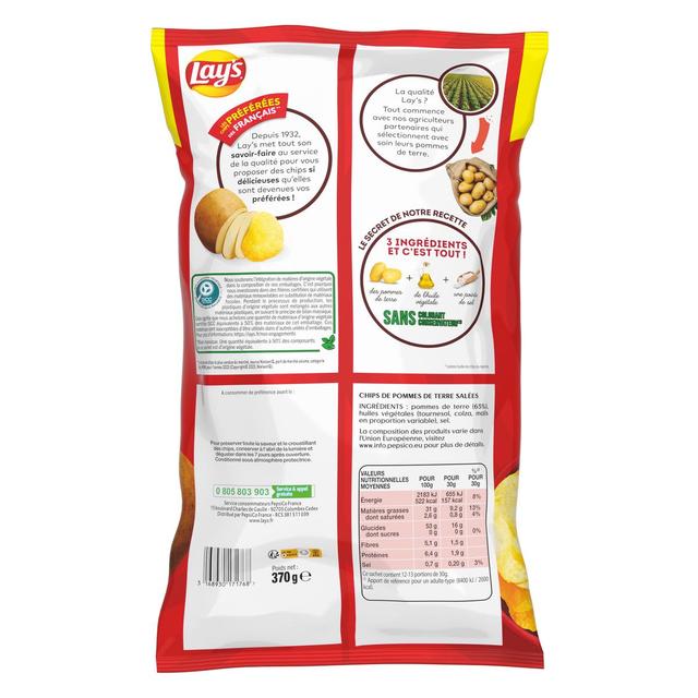 3168930171768 - Lay's - Chips nature