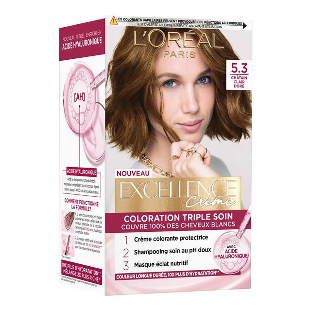 3054080002468 - L'Oréal Paris Excellence crème - Coloration 5.3 Châtain Clair Doré