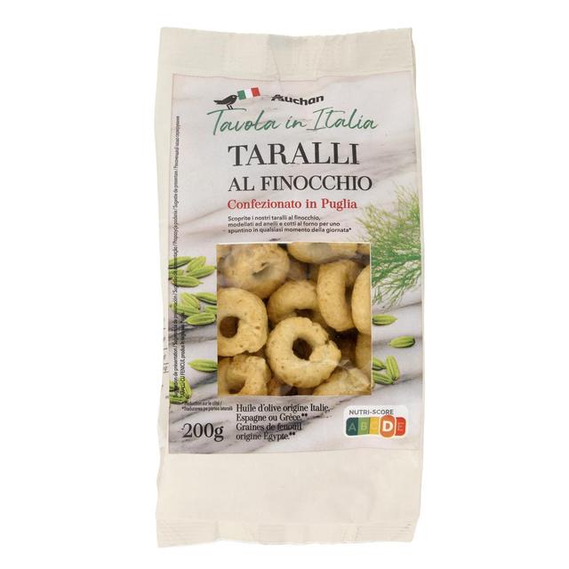 3596710542468 - Auchan Tavola In Italia - Taralli au fenouil - Biscuits salés