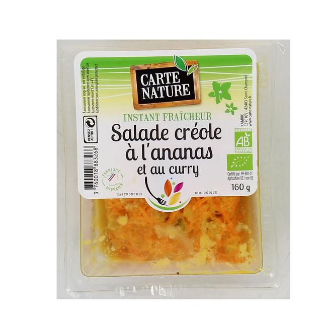 3760018883268 - Carte Nature - Salade créole à l'ananas et au curry, Bio
