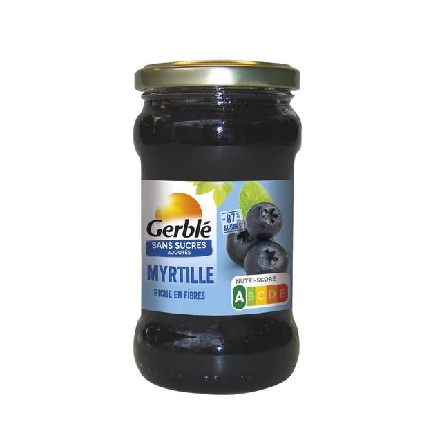 3175681854468 - Gerblé Sans Sucres Ajoutés - Myrtille à tartiner -87% de sucres en moins