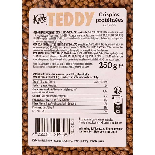 4255582814668 - Koro - Crispies Protéinées au cacao - Teddy Riner