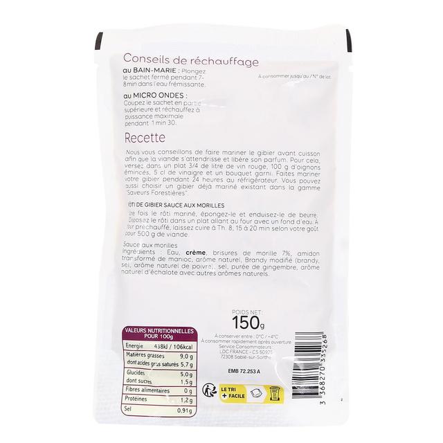 3368270335268 - Saveurs Forestières - Sauce aux Morilles