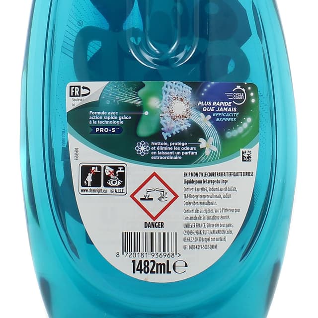 8720181936968 - Skip - Lessive Liquide Mon Cycle Court
