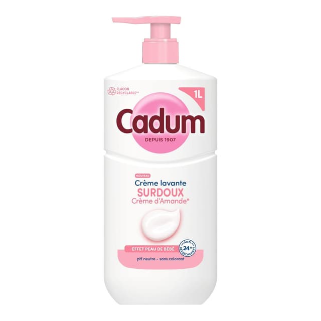 3600551187068 - Cadum - Crème Lavante Surdoux Crème d'Amande