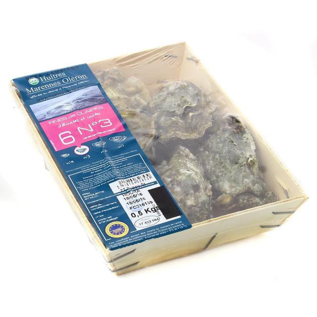 3448104326539 - Lamaison - Huître n° 3 Fine de Claire Marennes Oléron IGP