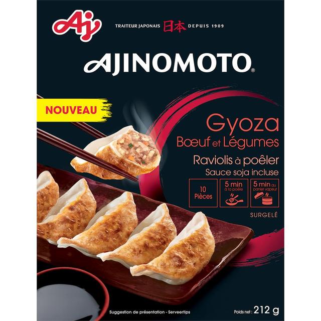 3760197637768 - Ajinomoto - Gyozas au B¿uf et aux légumes
