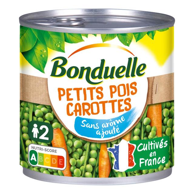 3083681128468 - Bonduelle - Petits pois carottes sans arôme ajouté