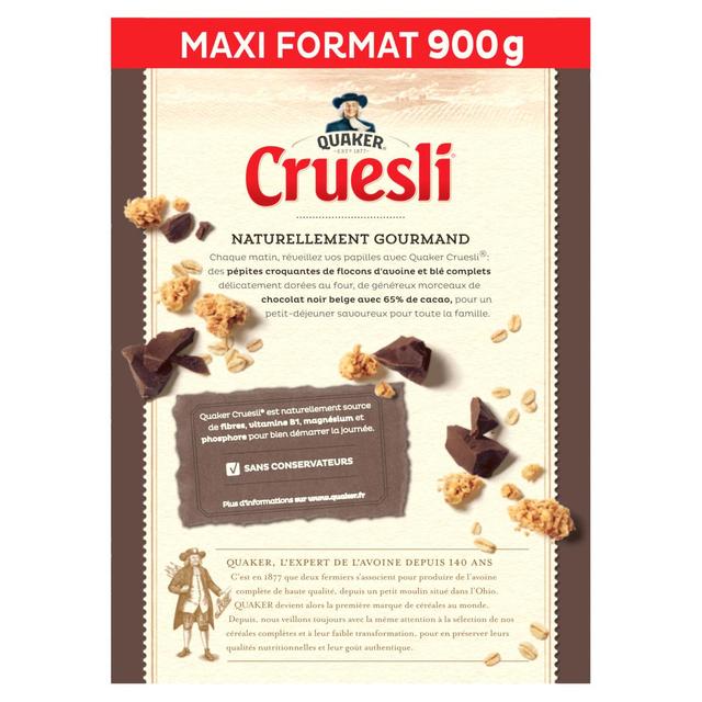 3168930010869 - Quaker - Cruesli au chocolat