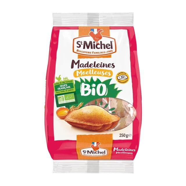 3178530421569 - St Michel - Madeleine moelleuse individuelle bio x10