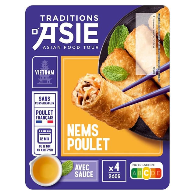 3248830003069 - Tradition d'asie - Nem Poulet Sauce Nuoc Mam