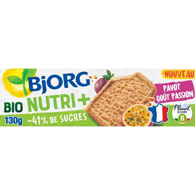3229820803869 - Bjorg - Biscuits Pavot Goût Passion Nutri+ Bio