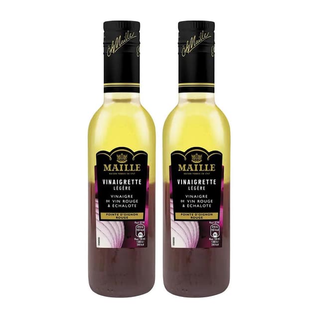 8714100846179 - Maille - Vinaigrette légère vinaigre de vin rouge échalote oignon rouge en bouteille