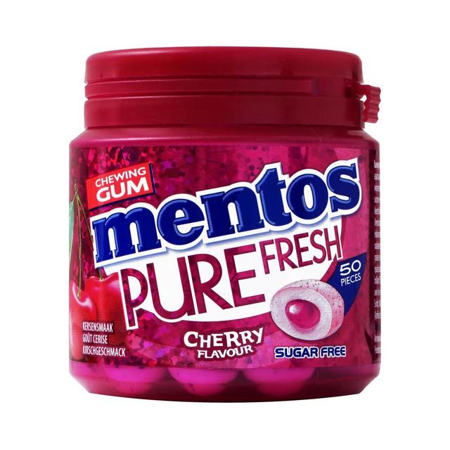 0000080874669 - Mentos - Chewing gum pure fresh cerise sans sucre x 50