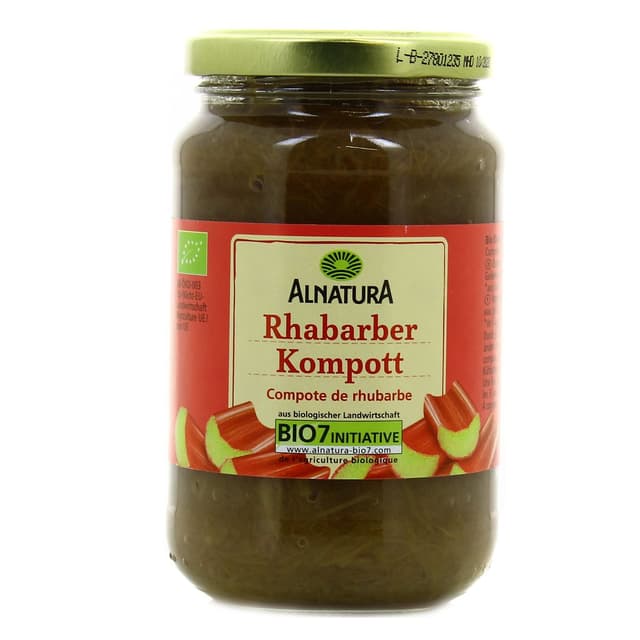4104420204669 - Alnatura - Compote de rhubarbe bio