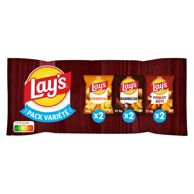 3168930174769 - Lay's - Chips multipack aromatisé