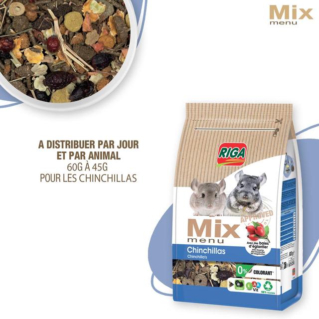 3166780065169 - Riga - Menu Mix pour Chinchillas