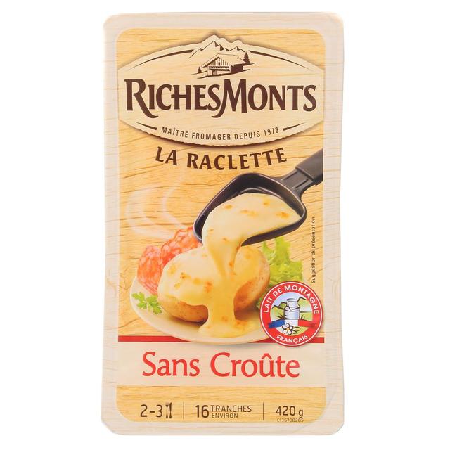 3176582016269 - Richesmonts - Fromage raclette sans croûte, 420g