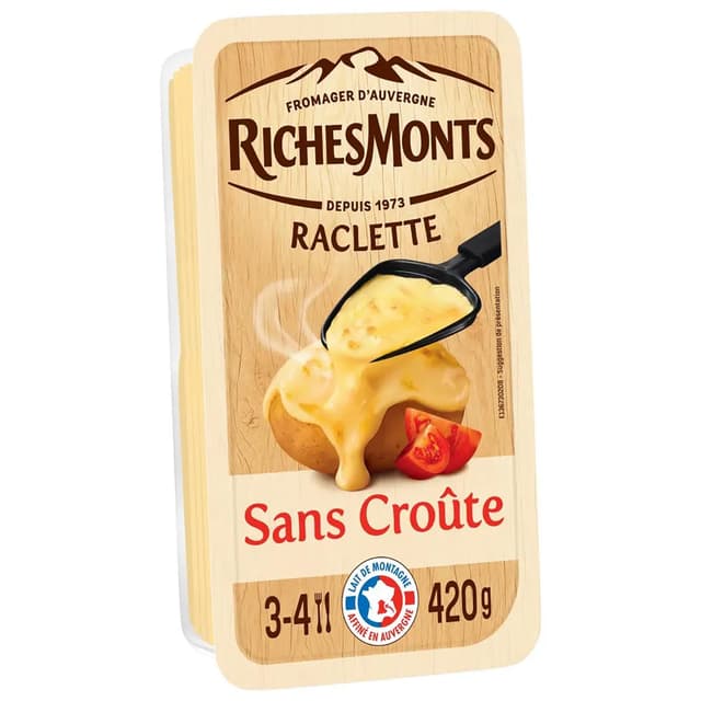 3176582016269 - Richesmonts - Fromage raclette sans croûte