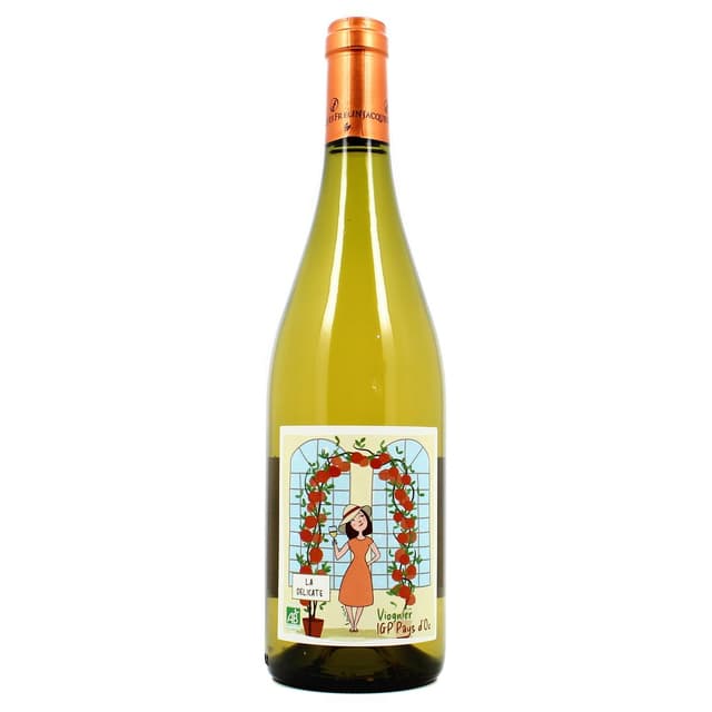 3380330006369 - Vin de pays d'Oc Blanc IGP - Délicate Viognier Bio