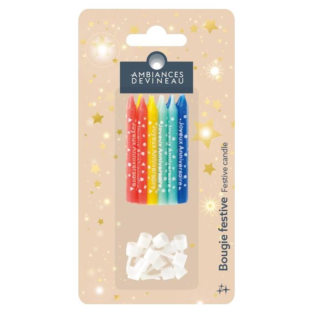 3482356828069 - Ambiances Devineau - Bougies d'anniversaire
