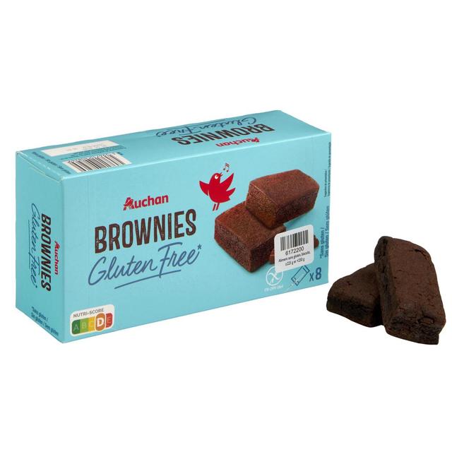 3596710408269 - Auchan - Brownies sans gluten sachets individuels x8