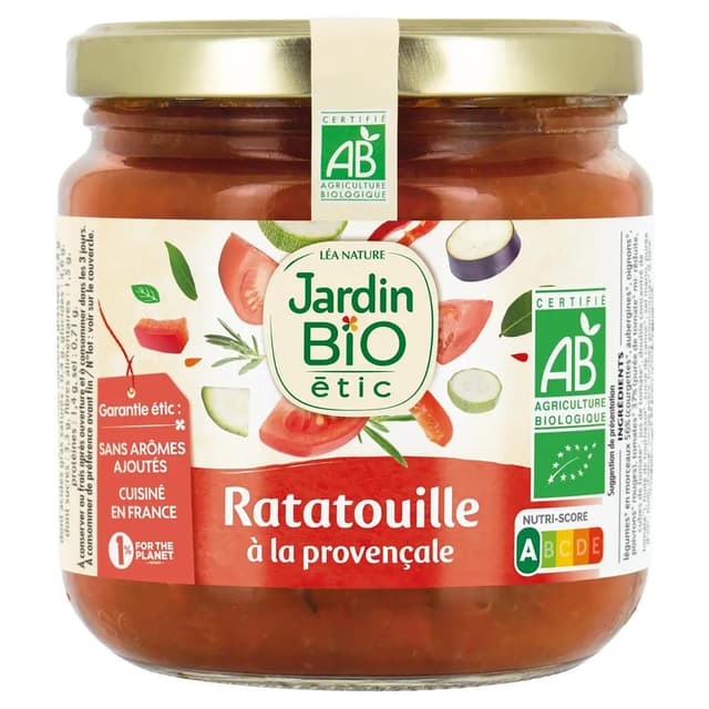 3478820008969 - Jardin Bio Etic - Ratatouille à la Provençale Bio en bocal