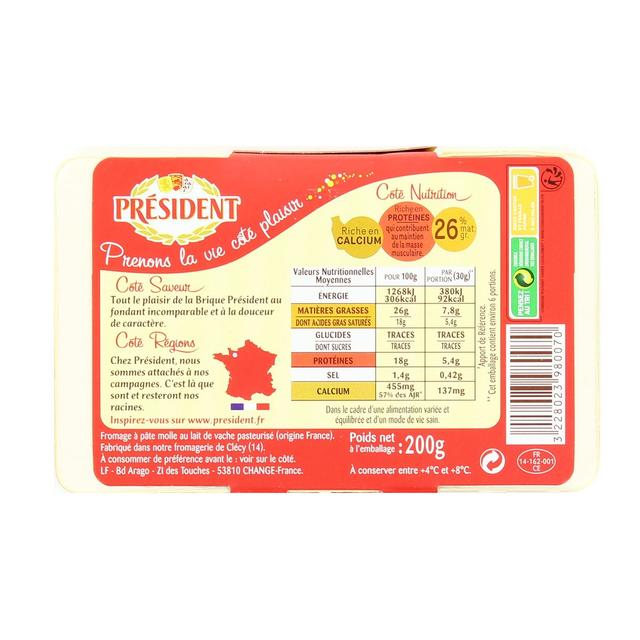 3228021170077 - Président - Fromage brique