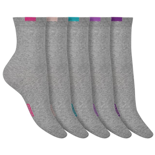 3610862412070 - Dim - Chaussettes femme coton mélangé Gris Clair