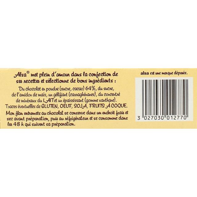 3027030012770 - Alsa - Flan entremet saveur chocolat