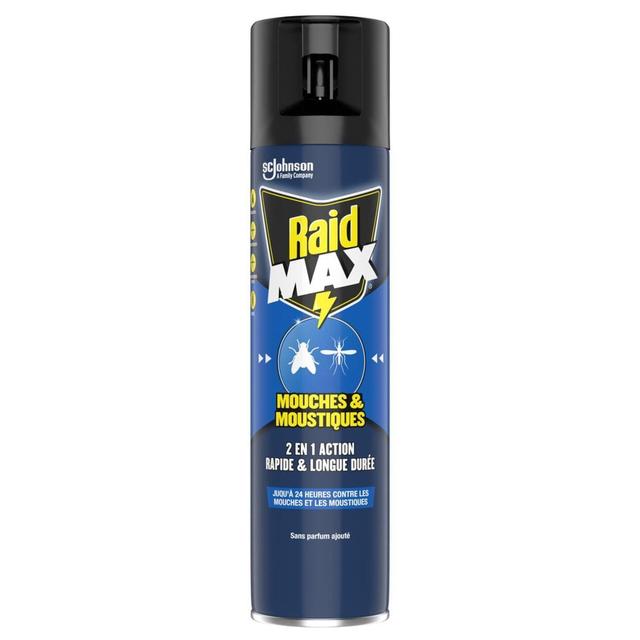 5000204342970 - Raid Max - Spray insecticide moustiques et mouches