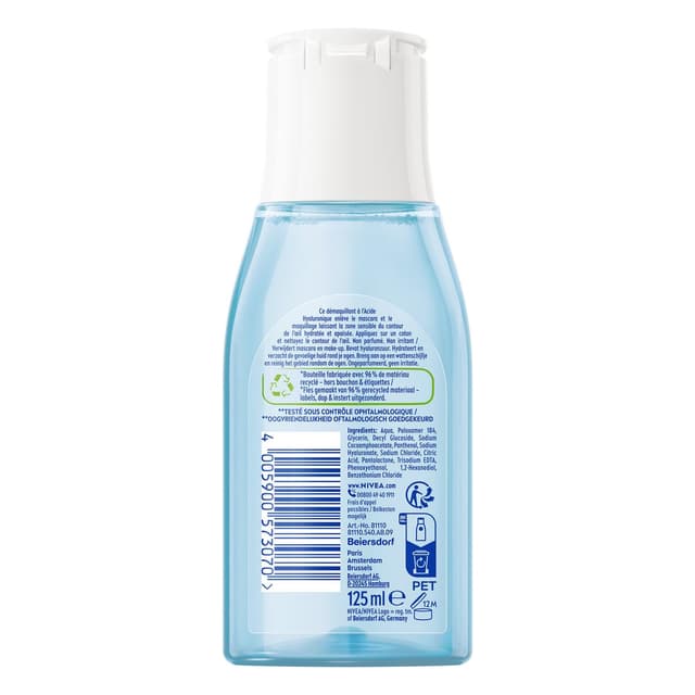 4005900573070 - Nivea - Démaquillant doux pour les yeux eau purifiée
