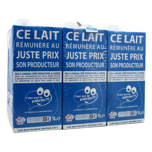 2050000404320 - C'est qui le Patron - Lait demi-écrémé UHT